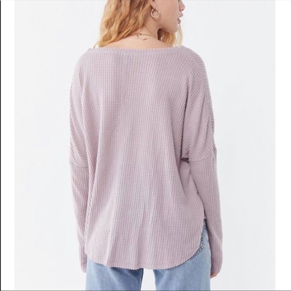 Urban Outfitters Out From Under Thermal Button Top - Picture 2 of 7